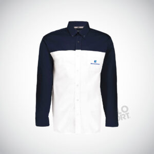 Camisa Hombre M/larga combinada